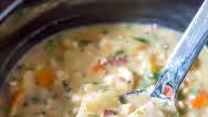 Healthy Crockpot Potato Soup with Chicken Healthy Crockpot Potato Soup with Chicken