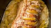 Slow Cooker Honey Apple Pork Loin Slow Cooker Honey Apple Pork Loin