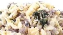 Creamy Pasta with Italian Sausage and Ground Beef Creamy Pasta with Italian Sausage and Ground Beef