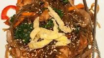 Japchae with Grilled Marinated Chicken Japchae with Grilled Marinated Chicken