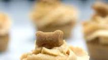 Peanut Butter Banana Pupcakes Peanut Butter Banana Pupcakes