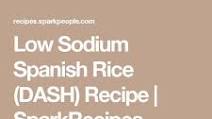 Low Sodium Spanish Rice (DASH) Low Sodium Spanish Rice (DASH)