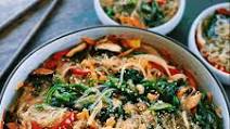 Japchae - Korean Glass Noodle Stir-fry Japchae - Korean Glass Noodle Stir-fry