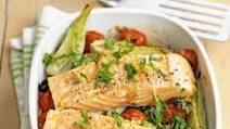 Baked salmon with fennel & tomatoes Baked salmon with fennel & tomatoes