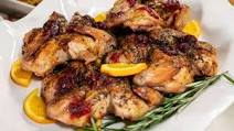 Spatchcock Herb Cornish Hens w/ Rosemary Cranberry Sauce Spatchcock Herb Cornish Hens w/ Rosemary Cranberry Sauce