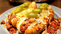 Slow Cooker Venison Chili Dogs Slow Cooker Venison Chili Dogs