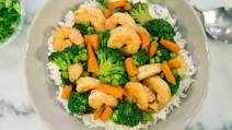 Easy Shrimp Stir Fry with Steamed Jasmine Rice Recipe Easy Shrimp Stir Fry with Steamed Jasmine Rice Recipe