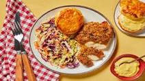 Country Chicken & Honey Butter Biscuits plus a side of Coleslaw Country Chicken & Honey Butter Biscuits plus a side of Coleslaw