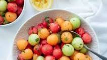 Honey-Mint Melon Salad Honey-Mint Melon Salad