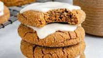 Soft Brown Butter Ginger Cookies with Lovely Lemon Icing Soft Brown Butter Ginger Cookies with Lovely Lemon Icing
