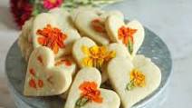 Pressed Flower Cookies Pressed Flower Cookies