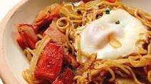 Yakisoba with sunny side up egg Yakisoba with sunny side up egg