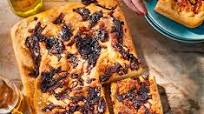 Caramelised onion focaccia Caramelised onion focaccia