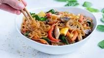 Japchae - Korean Glass Noodles Recipe Japchae - Korean Glass Noodles Recipe