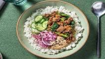 Japanese Beef Rice Bowl with Pickled Onion & Japanese Mayo Japanese Beef Rice Bowl with Pickled Onion & Japanese Mayo