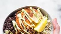 High Protein Chicken Bowl with Cashew Lime Crema High Protein Chicken Bowl with Cashew Lime Crema