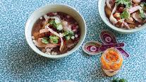 Chicken and dried longan soup Chicken and dried longan soup