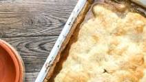 Peach Cobbler with Pie Crust Peach Cobbler with Pie Crust