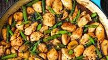 Easy Healthy Chicken and Asparagus Skillet Easy Healthy Chicken and Asparagus Skillet
