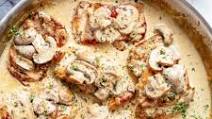 Creamy Garlic Mushroom Chicken Thighs Creamy Garlic Mushroom Chicken Thighs