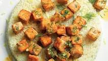 Healthy Salmon Basmati Rice Bowl Healthy Salmon Basmati Rice Bowl