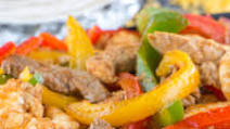 Chicken, Steak and Shrimp Fajitas Chicken, Steak and Shrimp Fajitas