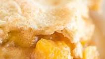 Double Crust Peach Cobbler Double Crust Peach Cobbler