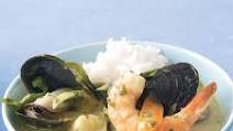 Thai Green Curry with Seafood Thai Green Curry with Seafood