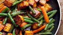 Sesame Ginger Tofu and Veggie Stir Fry Sesame Ginger Tofu and Veggie Stir Fry