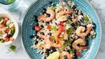 Cauliflower Rice and Beans with Shrimp Cauliflower Rice and Beans with Shrimp