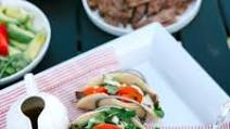 Tangy Sweet Steak Street Tacos with Avocado Cilantro Crema Tangy Sweet Steak Street Tacos with Avocado Cilantro Crema