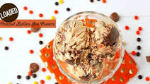 Loaded Peanut Butter Ice Cream – No Machine Needed! Loaded Peanut Butter Ice Cream – No Machine Needed!