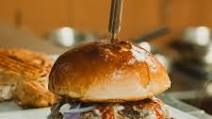 Southwest Lamb Burger with Tomato-Mango Ketchup Southwest Lamb Burger with Tomato-Mango Ketchup