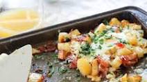 Potato, Bacon and Egg Sheet Pan Breakfast Bake Potato, Bacon and Egg Sheet Pan Breakfast Bake