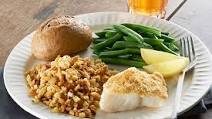Easy Parmesan-Crusted Fish Dinner Easy Parmesan-Crusted Fish Dinner