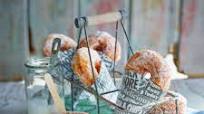 Sugared ring doughnuts Sugared ring doughnuts