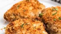 Parmesan Crusted Air Fryer Chicken Thighs Parmesan Crusted Air Fryer Chicken Thighs
