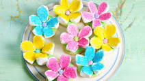 Marshmallow Flower Cookies Marshmallow Flower Cookies