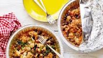 Healthy Grilled Chicken-and-Rice Foil Packs Healthy Grilled Chicken-and-Rice Foil Packs