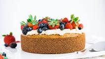 Gluten Free Polenta Cake with Fresh Berries and Buttercream Gluten Free Polenta Cake with Fresh Berries and Buttercream