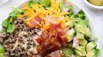 Keto Loaded Burger Bowls with Special Sauce Keto Loaded Burger Bowls with Special Sauce