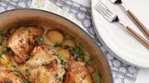 Braised Chicken with White Wine and Spring Peas Braised Chicken with White Wine and Spring Peas