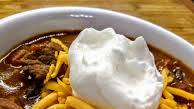Slow-Cooked Stew Meat Chili Slow-Cooked Stew Meat Chili