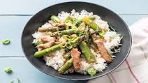 Very Teriyaki Pork Tenderloin with Basmati Rice and Asparagus Very Teriyaki Pork Tenderloin with Basmati Rice and Asparagus