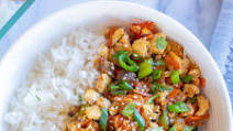 Korean Inspired Tofu Bowls with Vegetables Korean Inspired Tofu Bowls with Vegetables