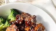 Air Fryer Tofu with Honey Garlic Sauce Air Fryer Tofu with Honey Garlic Sauce