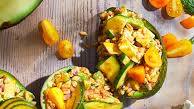 Farro Salad-Stuffed Avocados Farro Salad-Stuffed Avocados