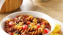 Gluten-Free Chili Beef Pasta Gluten-Free Chili Beef Pasta