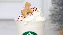 Gingerbread Puppuccinos with Gingerbread Cookies for Dogs Gingerbread Puppuccinos with Gingerbread Cookies for Dogs