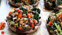Vegetarian Stuffed Portobello Mushrooms Vegetarian Stuffed Portobello Mushrooms
